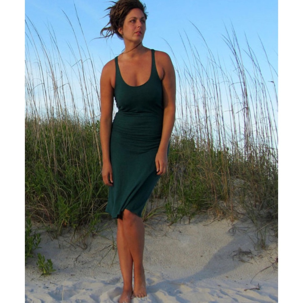 Gaia Conceptions Racerback built in bra dress - L